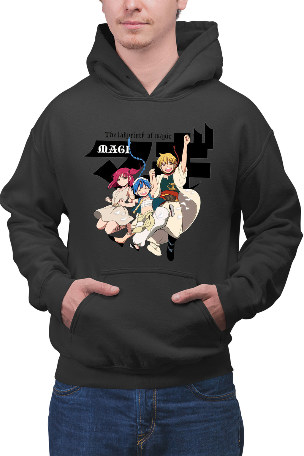 Hanorac barbati Magi The Labyrinth of Magic Djin Group Jump