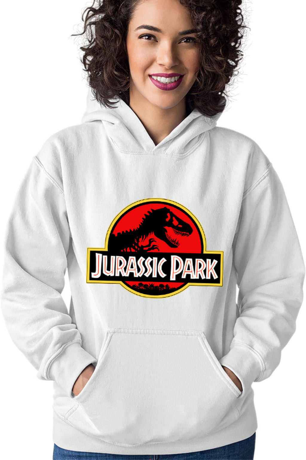 Hanorac dama Jurassic Park Logo Dinossaurs