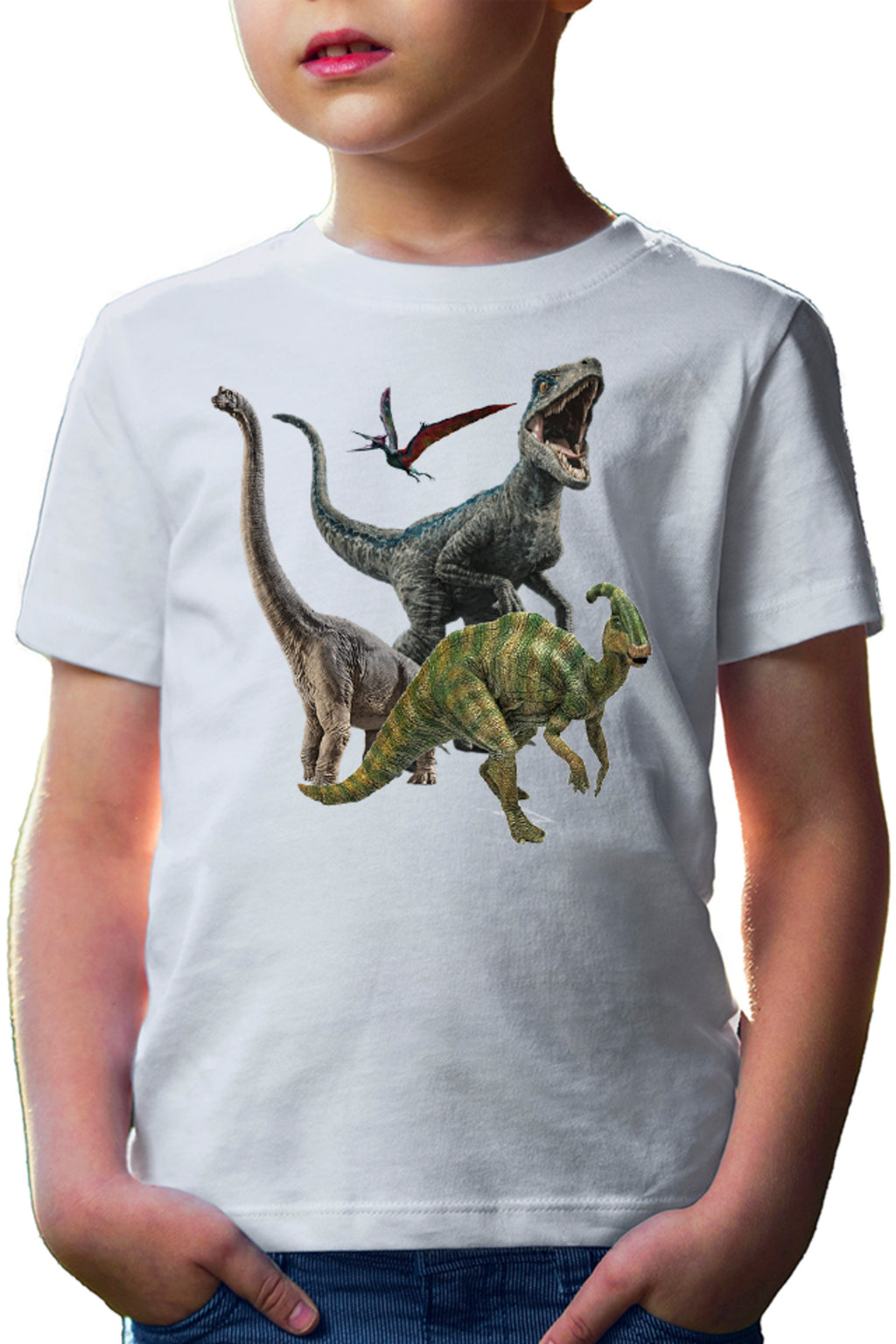 Tricou copii Jurassic Park Dinossaurs Fly Terrestrial Dangerous