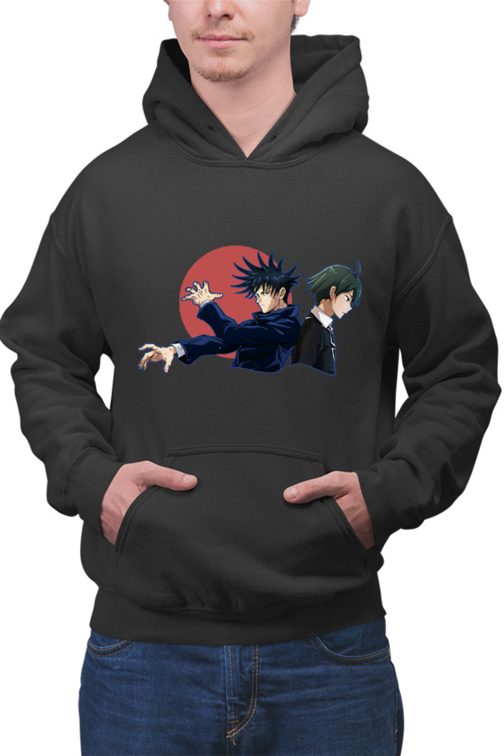 Hanorac barbati OreGairu Hikigaya Jujutsu Kaisen Demon School Anime
