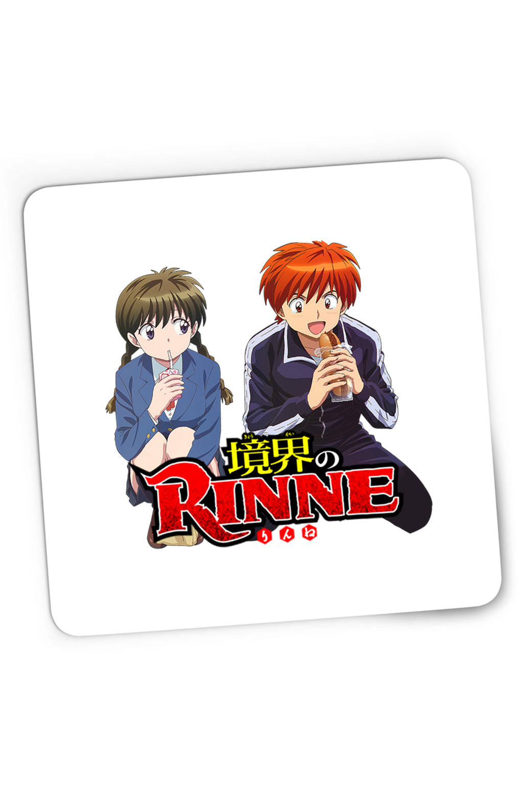 Mousepad Gaming Rin-ne Rinne Sakura Eat Logo, 21x19 cm