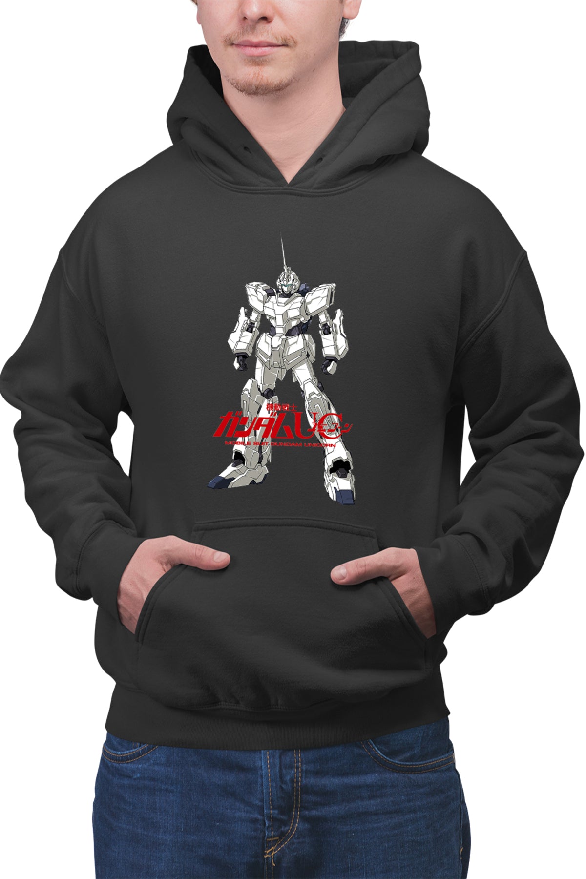 Hanorac barbati dam Mobile Suit Robot Fox Manga