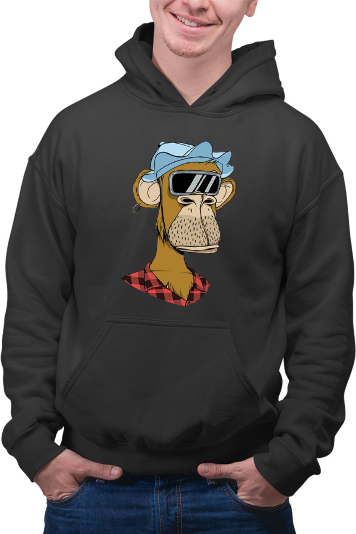 Hanorac barbati NFT Monkey Pyramid Thief Crypto Coin