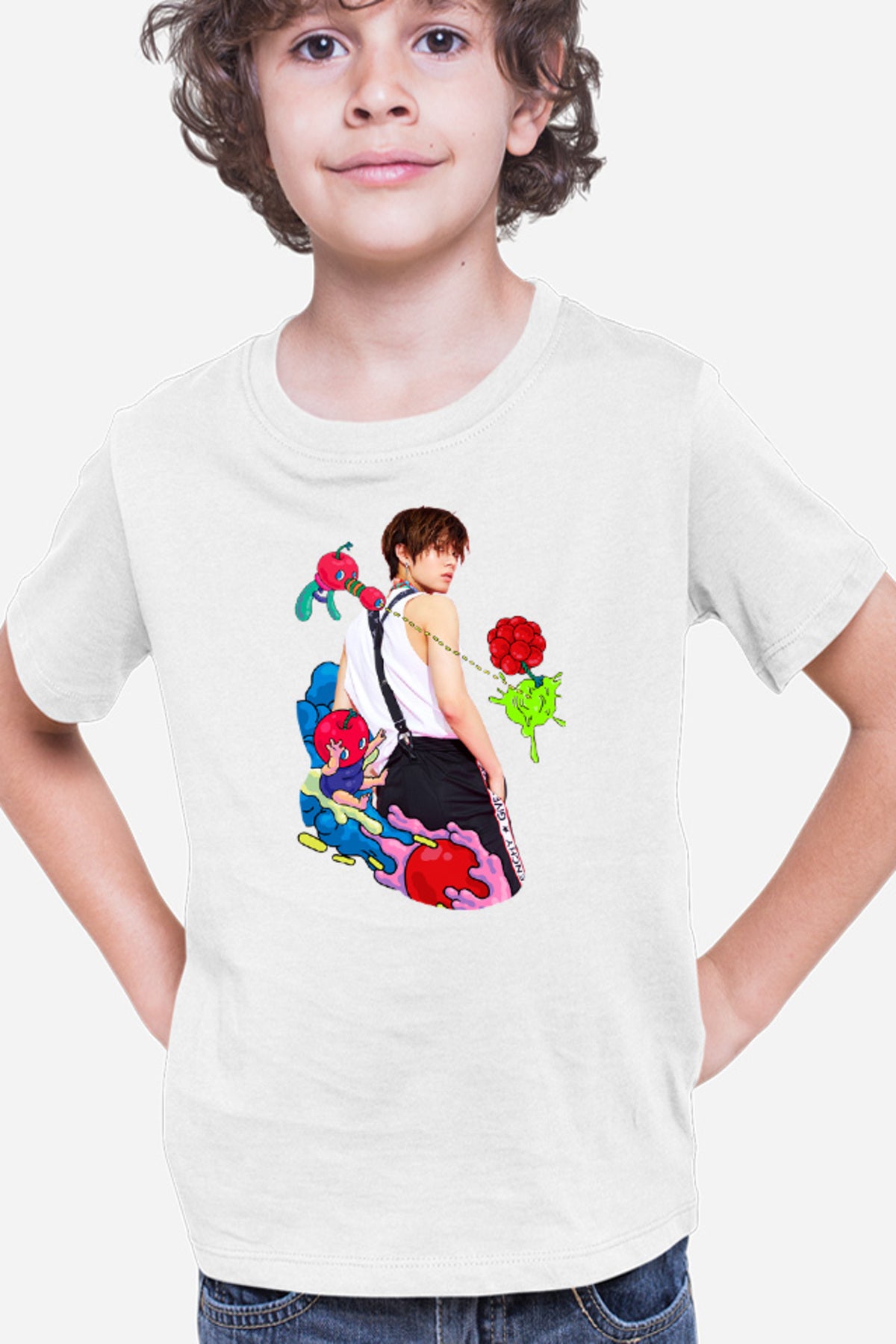 Tricou copii NCT Cherry Bomb Entertainment Lumitless S.M. K-pop
