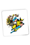 Mousepad Gaming Wolverine Shrek Rope Marvel DC, 21x19 cm