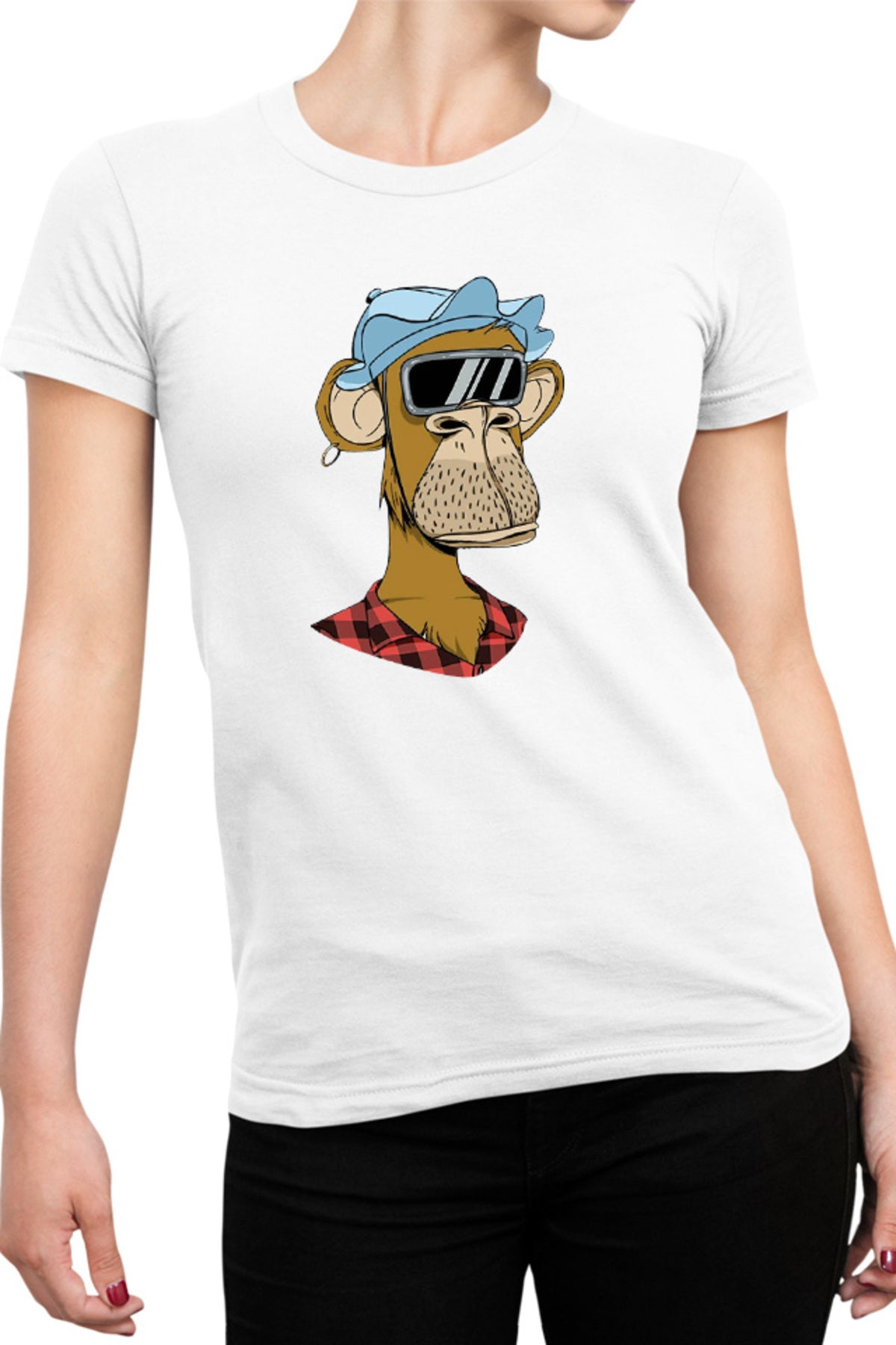 Tricou dama NFT Monkey Pyramid Thief Crypto Coin