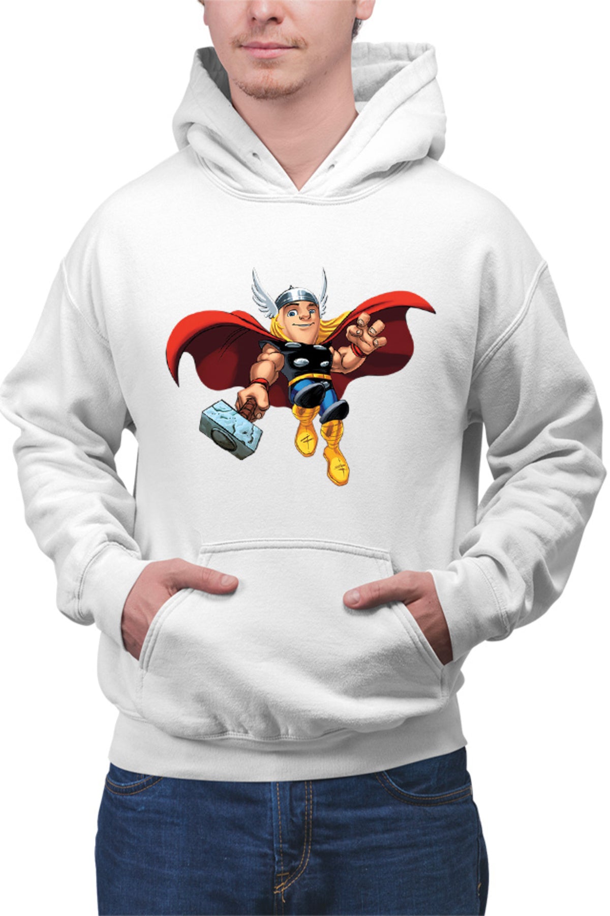 Hanorac barbati Thor Fly Hammer Arrogant Midgard God Walt Disney