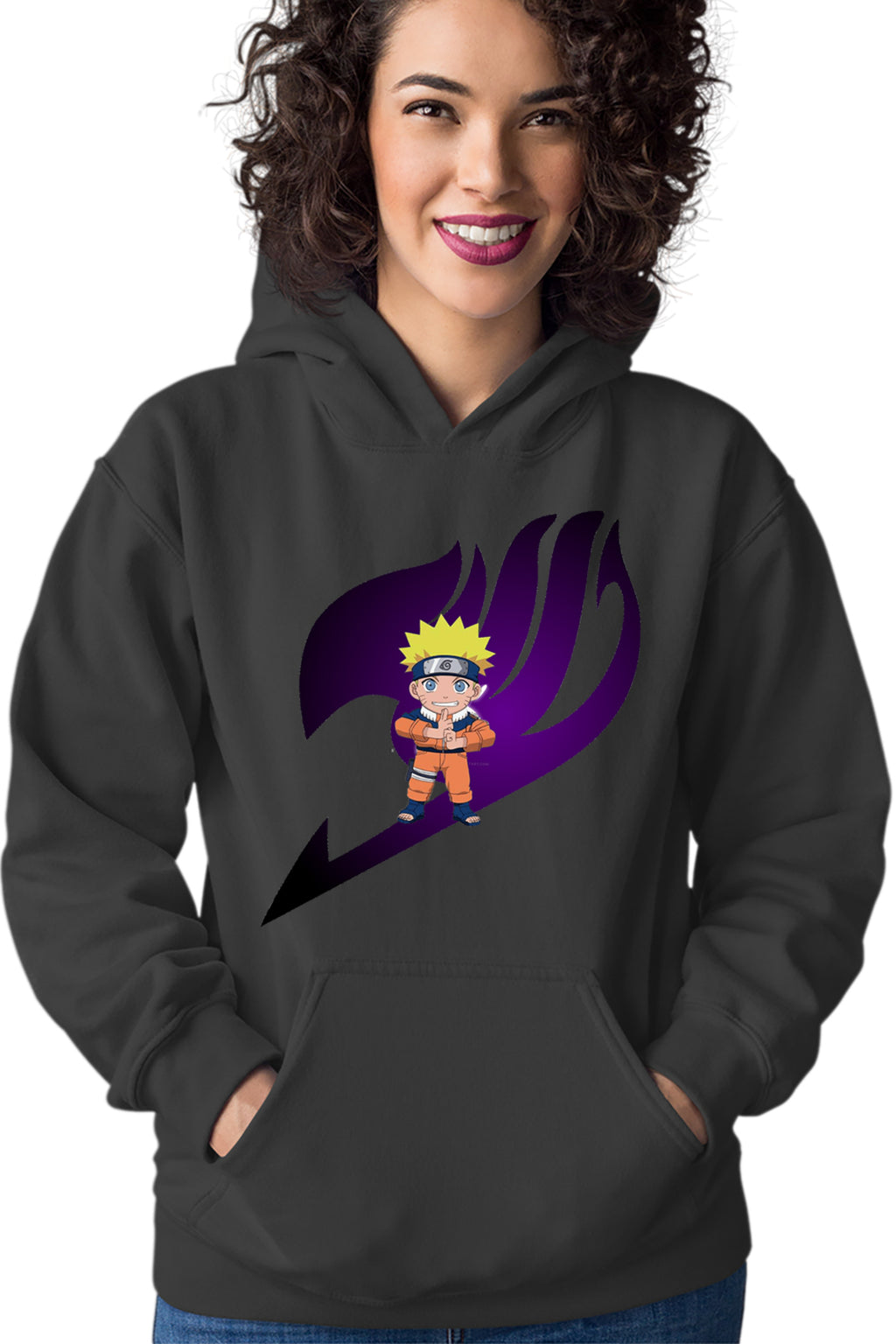 Hanorac dama Fairy Tail Logo Emblem Naruto Chibi