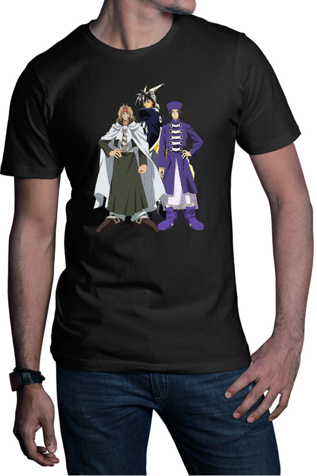 Tricou barbati Hoshin Engi Chuuou Hiko Taikoubou God Manga Ryu Fujisaki Fantasy