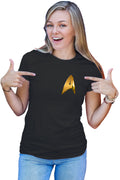 Tricou dama Star Trek Comunicator Badge Teleport