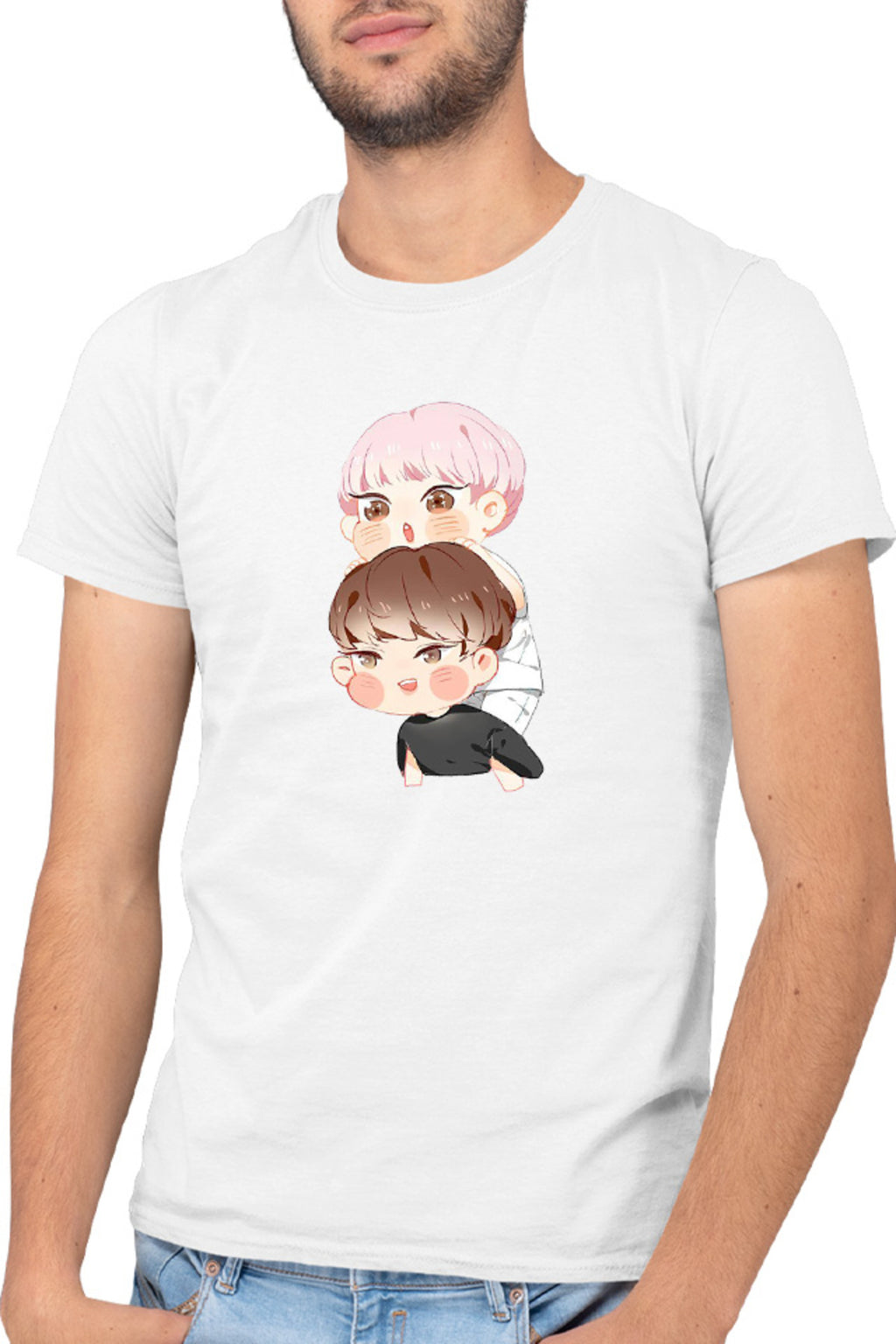 Tricou barbati Seventeen K-pop Chibi Army The8 DK Kim Mingyu