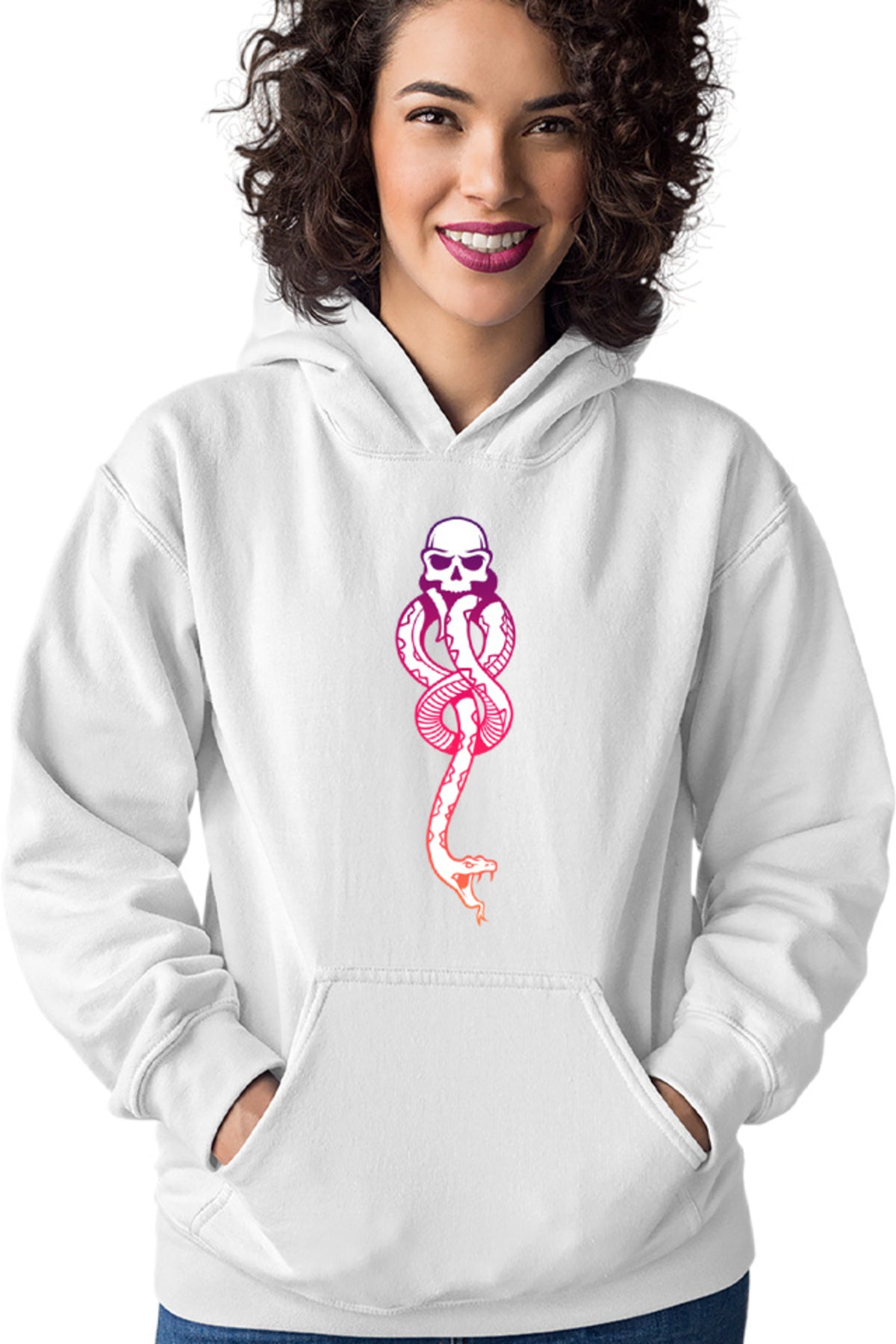 Hanorac dama Harry Potter Decal Death Eaters Serpent Spell
