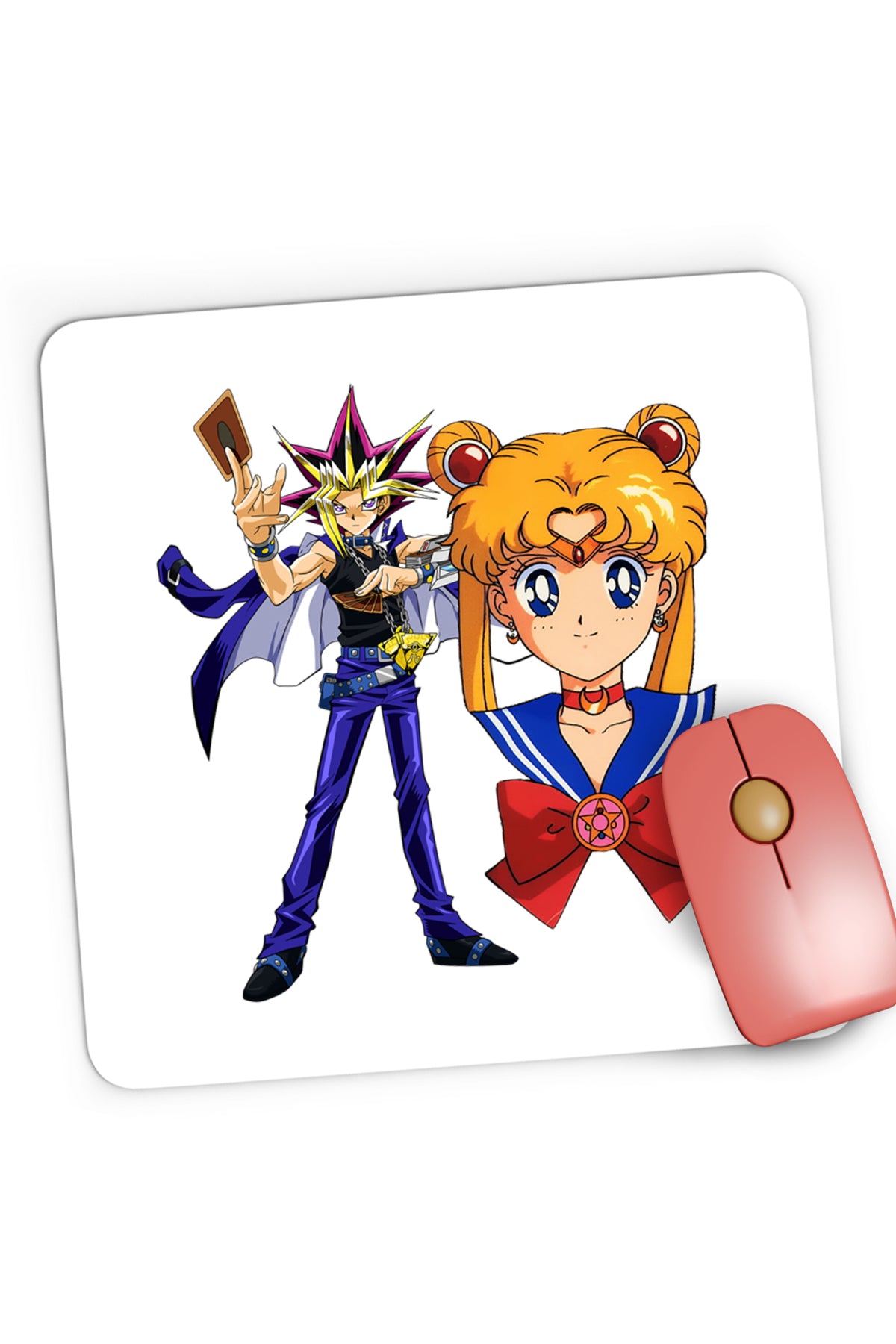 Mousepad Gaming Yu Gi Oh Mutou Sailor Moon Duel Links Anime, 21x19 cm