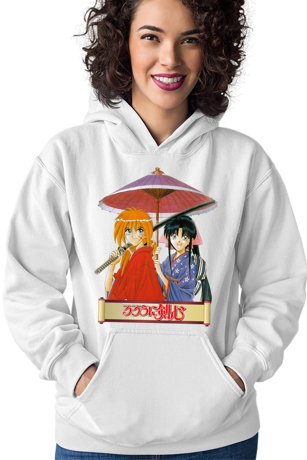 Hanorac dama Rurouni Kenshin Couple Umbrella Killakill