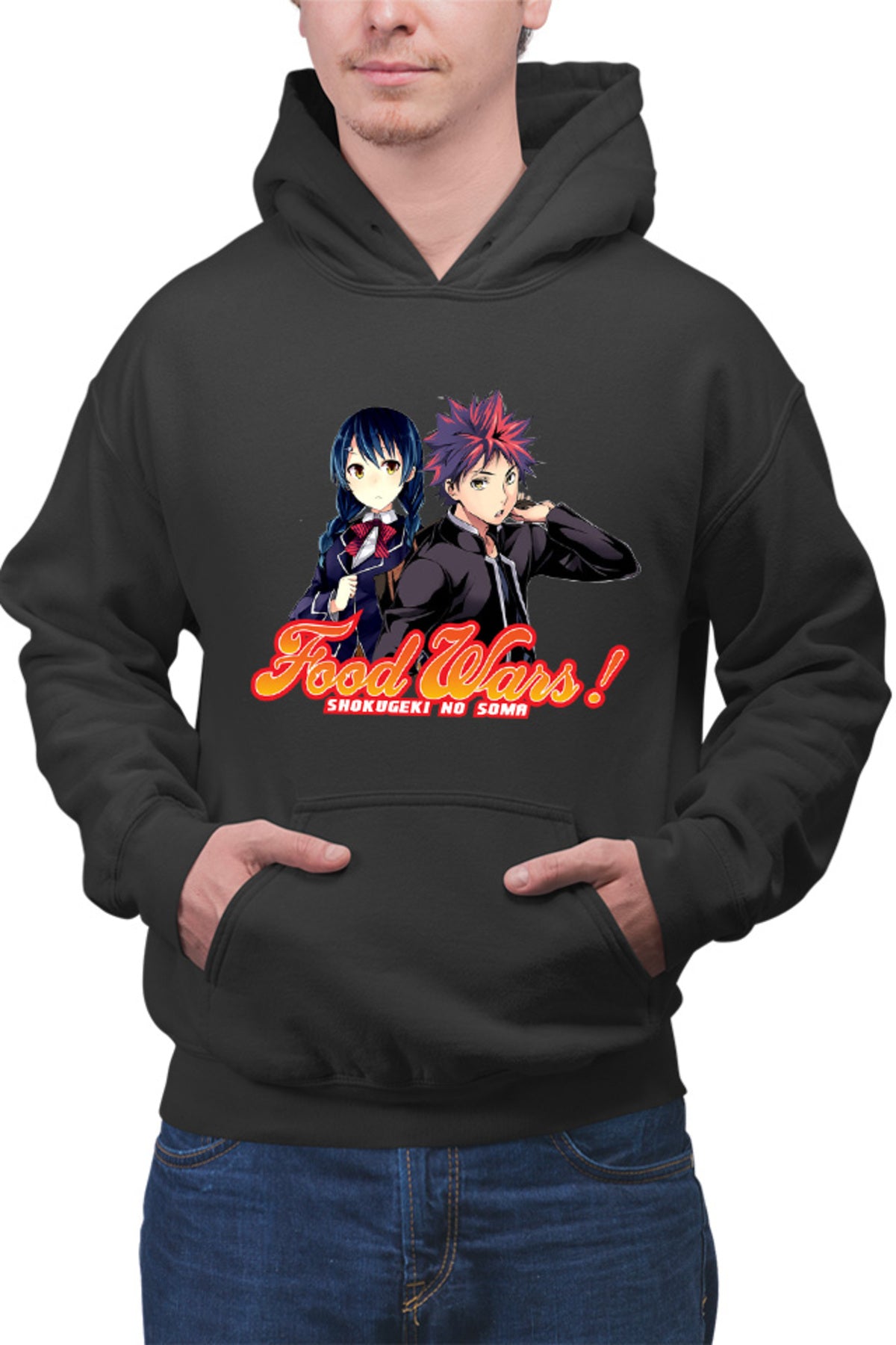 Hanorac barbati Food Wars Souma Megumi School Competition