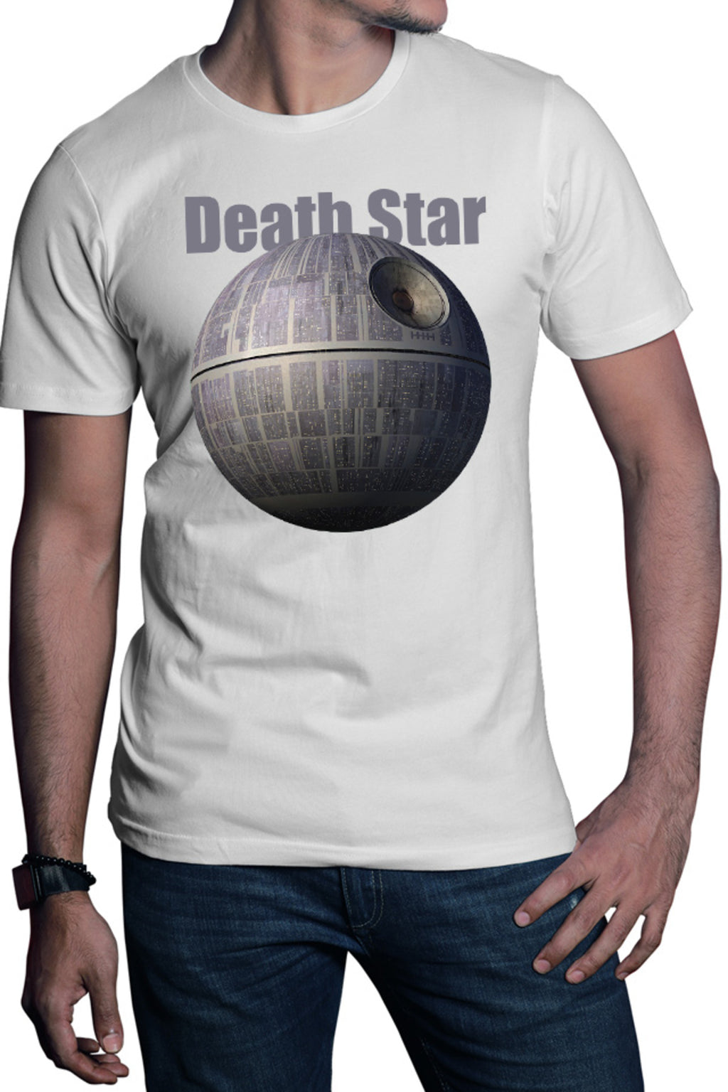 Tricou barbati Star Wars Death Star Planet Bad Alien Species