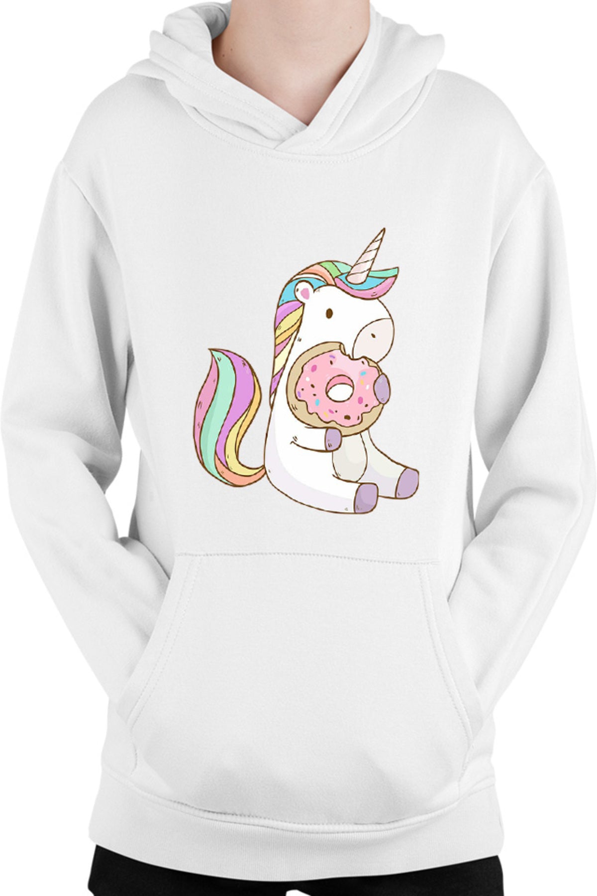 Hanorac copii Unicorn Squad Donnut Eat Sweet