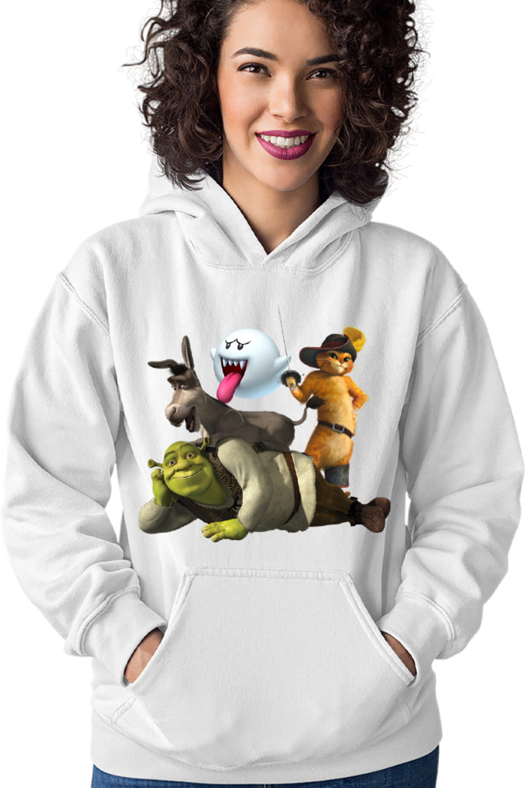 Hanorac dama Shrek Mario Cat Donkey Ghost