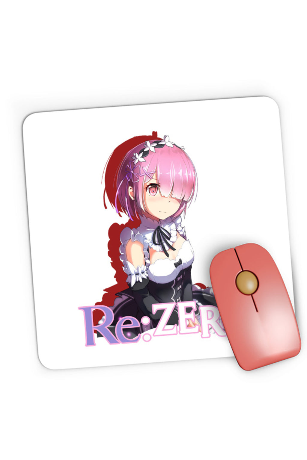Mousepad Gaming Re Zero RAM Maiden Strongest Sister Demon Otaku Japan, 21x19 cm