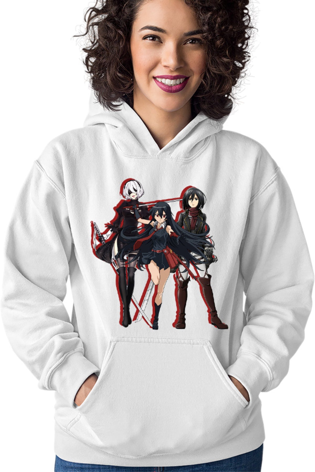Hanorac dama Akame ga Kill Nier Automata Mikasa Attack on Titan Sword Users