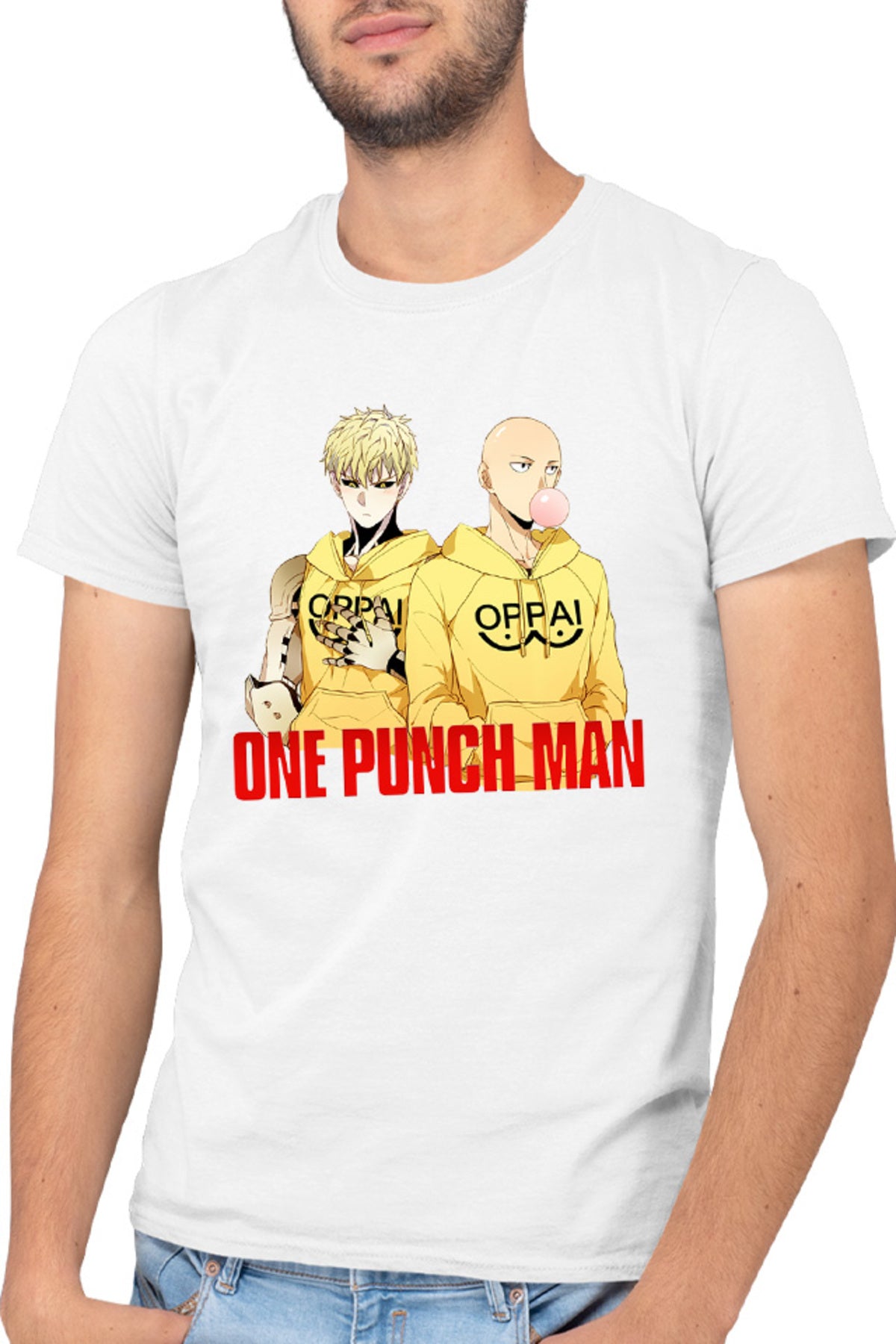 Tricou barbati One-Punch Man Saitama Yusuke Murata Genos