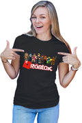 Tricou dama Roblox All Team Guild Builderman