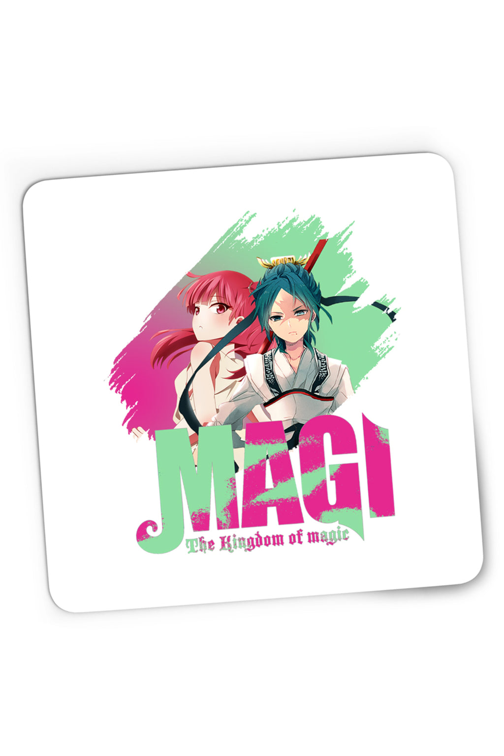 Mousepad Gaming Magi The Labyrinth of Magic Morgiana Hakuryuu Logo Brush, 21x19 cm