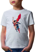 Tricou copii Wonder Woman Superman Super Lovers Fly Cape Save Protect
