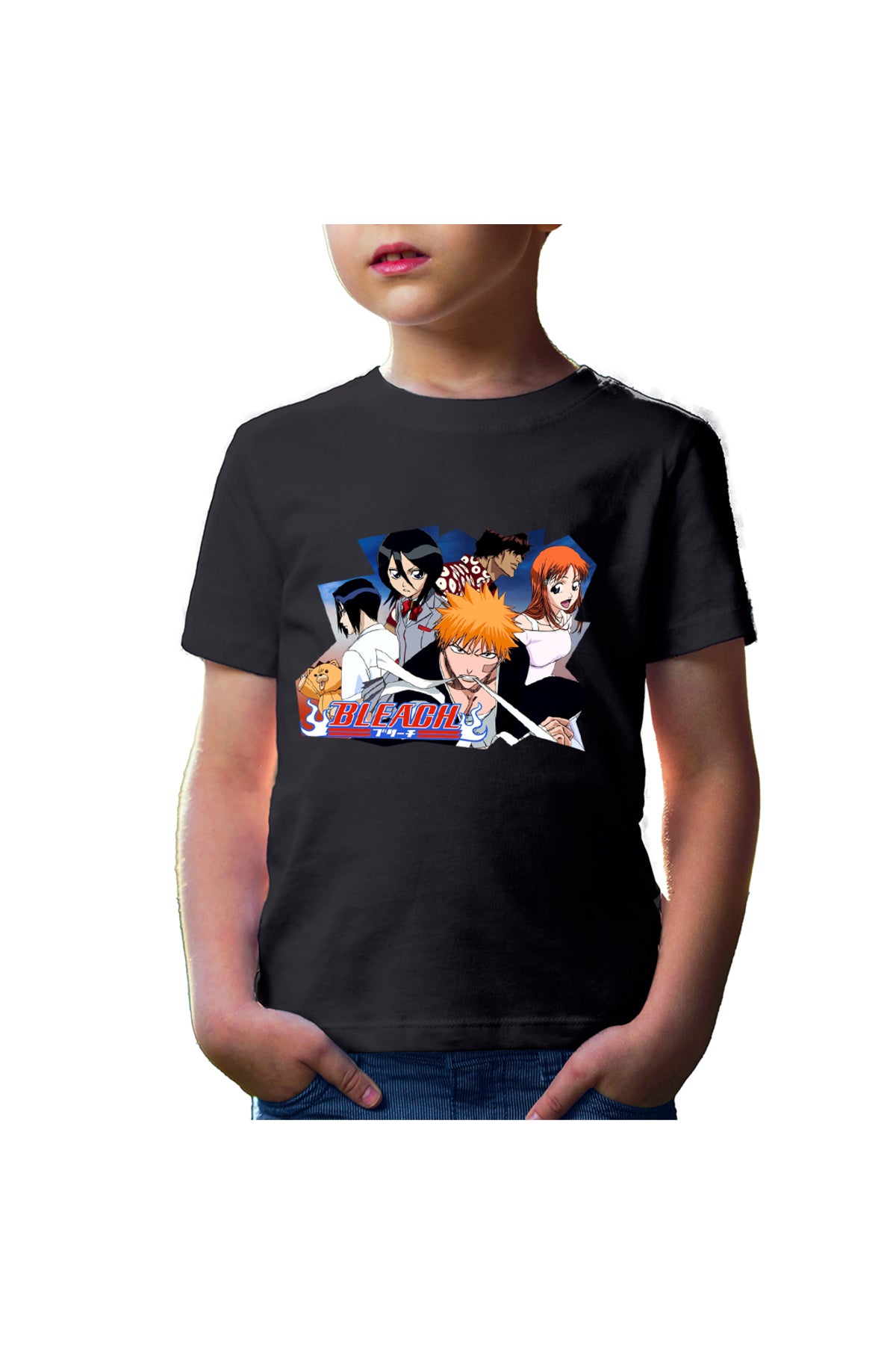 Tricou copii Bleach Ichigo Kurosaki Anime Manga Crew
