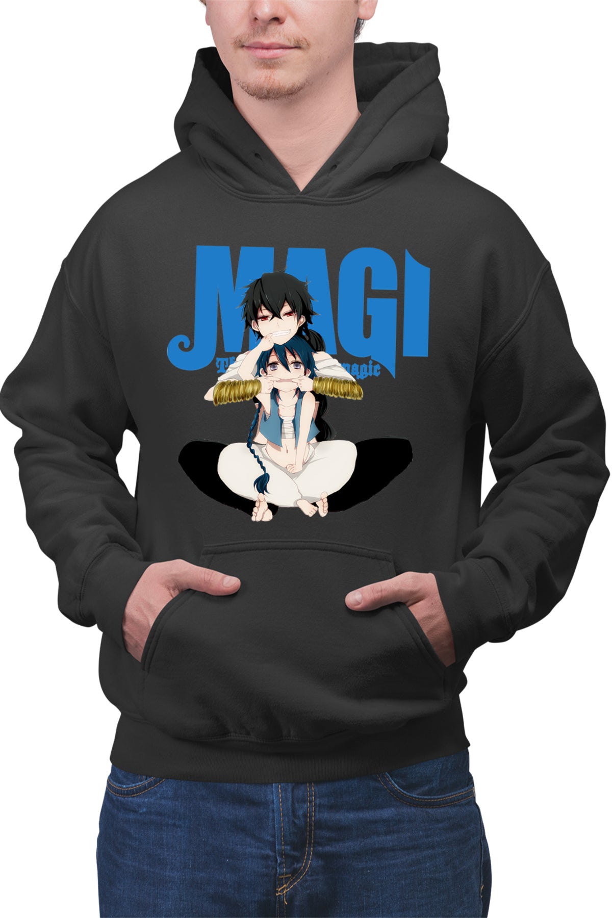 Hanorac barbati Magi The Labyrinth of Magic Desene Anime Manga