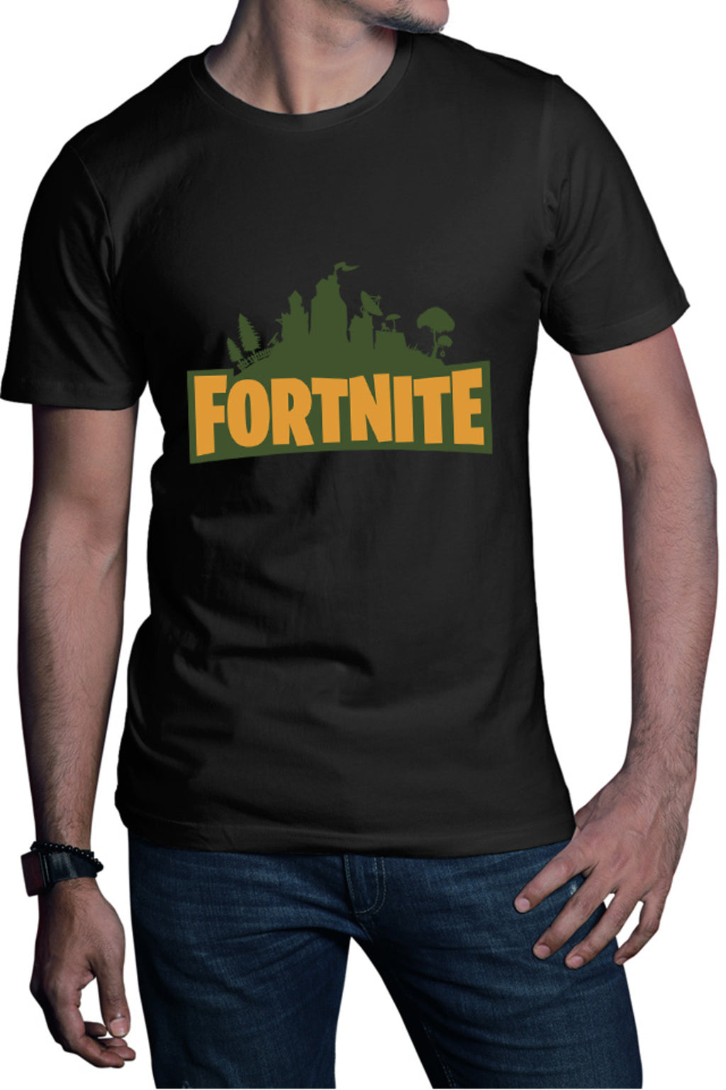 Tricou barbati Fortnite Logo Battle Royale Weapons Characters Loot