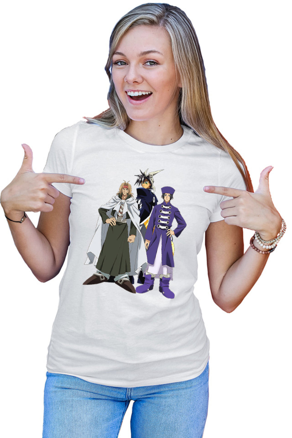Tricou dama Hoshin Engi Chuuou Hiko Taikoubou God Manga Ryu Fujisaki Fantasy