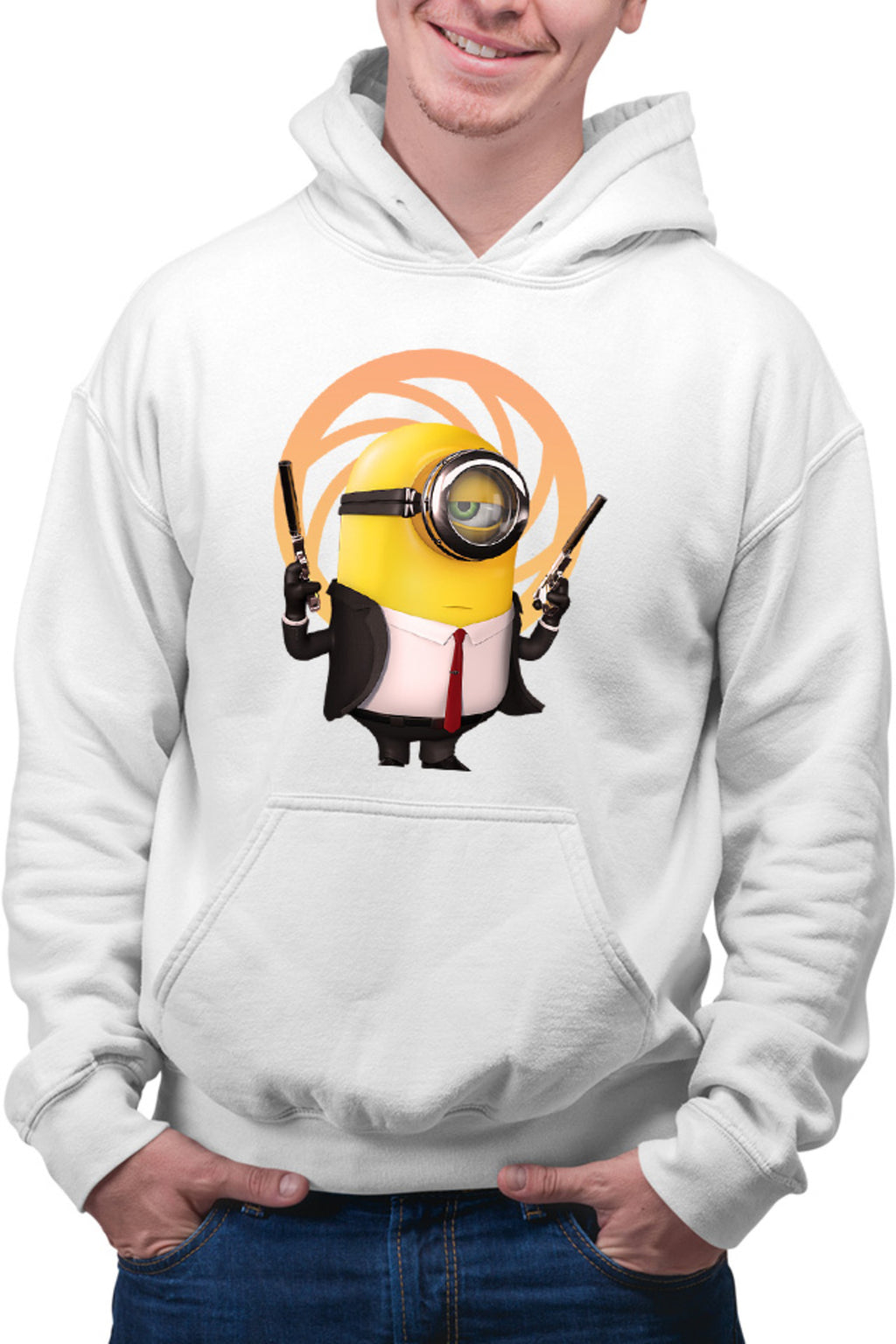 Hanorac barbati James Bond Minions Funny Animation