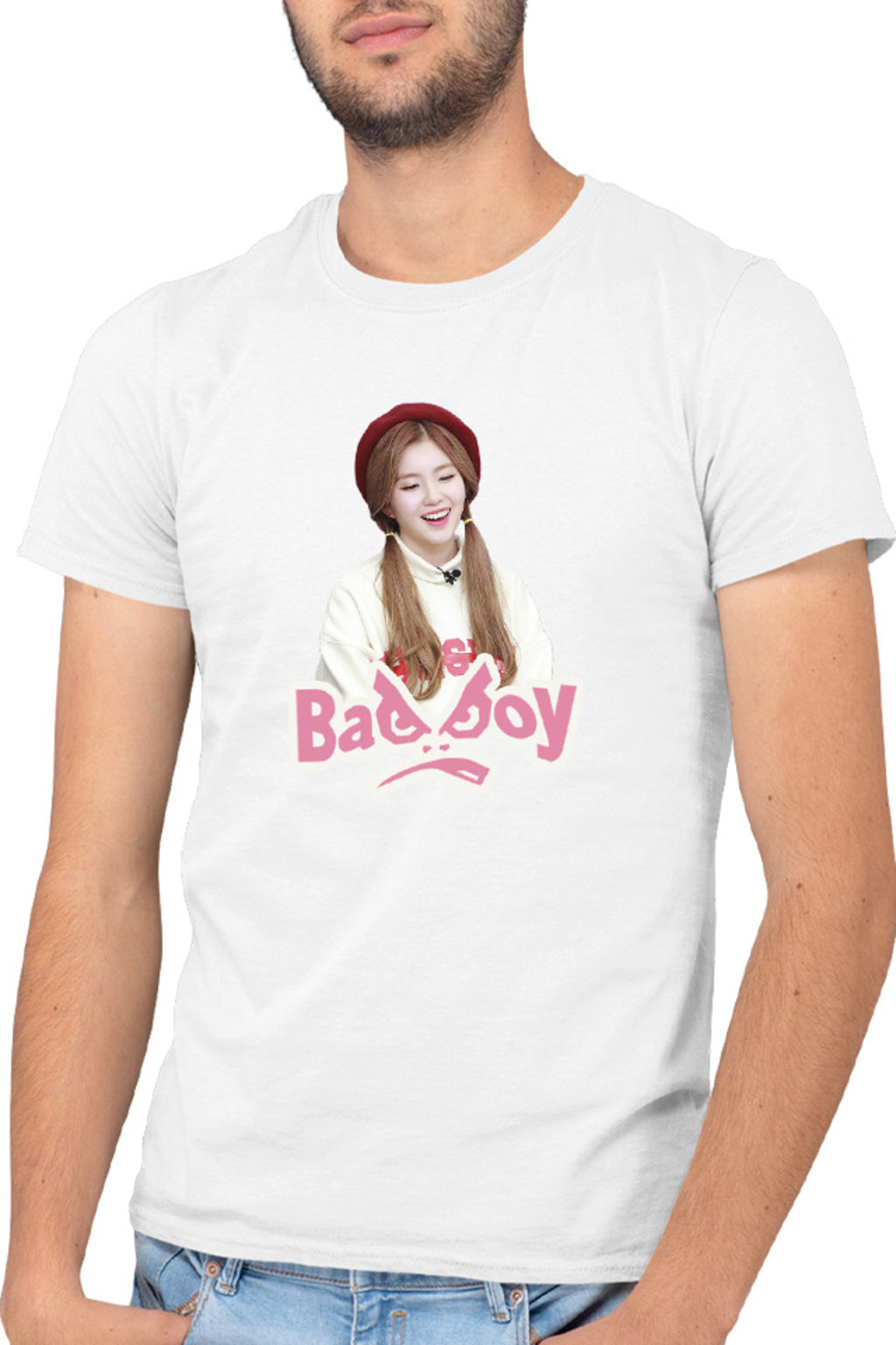 Tricou barbati Red Velvet Bad Boy Album Concept Funny