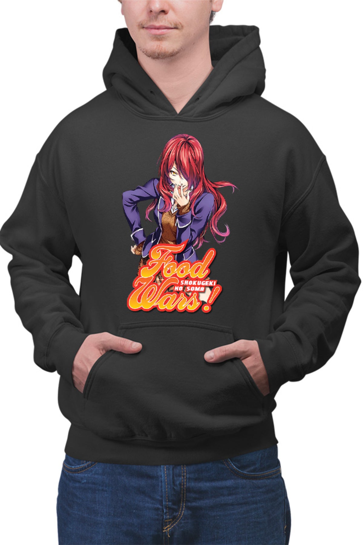 Hanorac barbati Food Wars Kobayashi Rindou School Uniform
