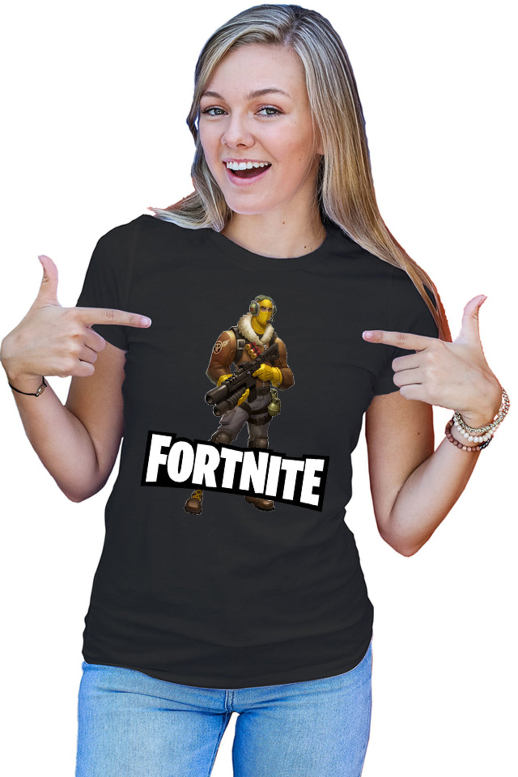 Tricou dama Fortnite Mask Male Arena Zone Gameplay Pro