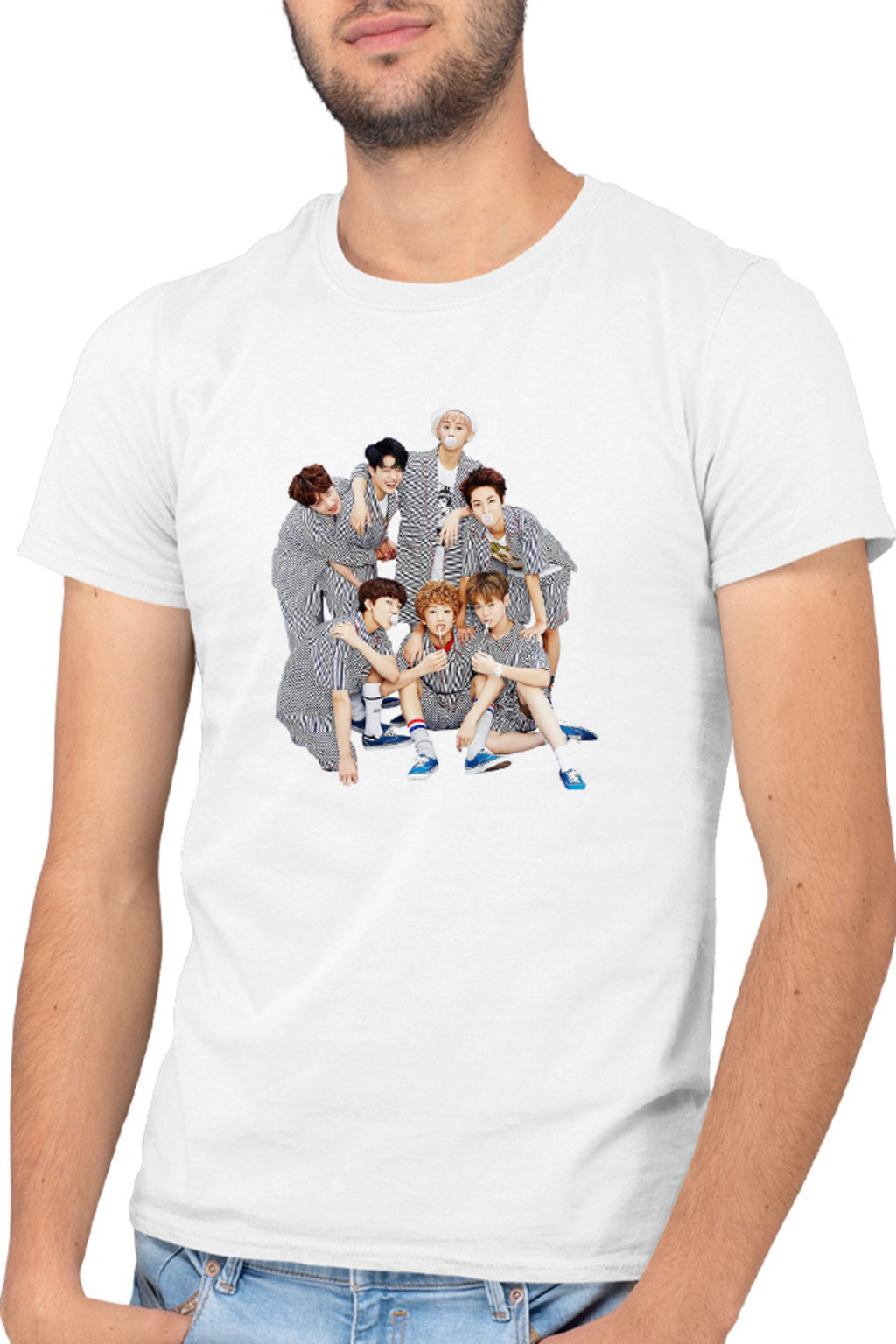 Tricou barbati NCT Group Photo Idols Award MTV Music Performance