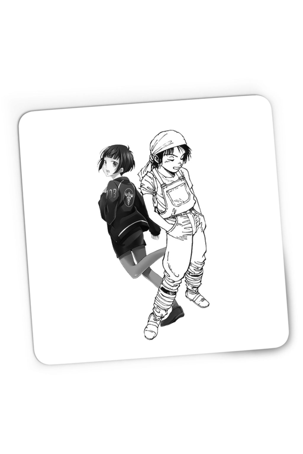 Mousepad Gaming Battle Angel Alita Yugo Akane Psycho Pass Police, 21x19 cm