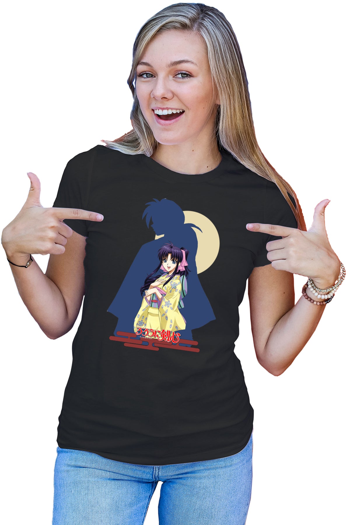 Tricou dama Rurouni Kenshin Kaori Anime Kage Moon