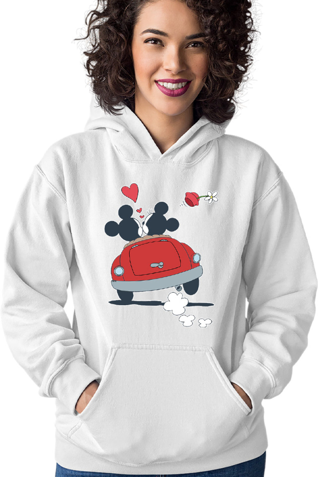 Hanorac dama Mickey Mouse Lovers Minnie Flower