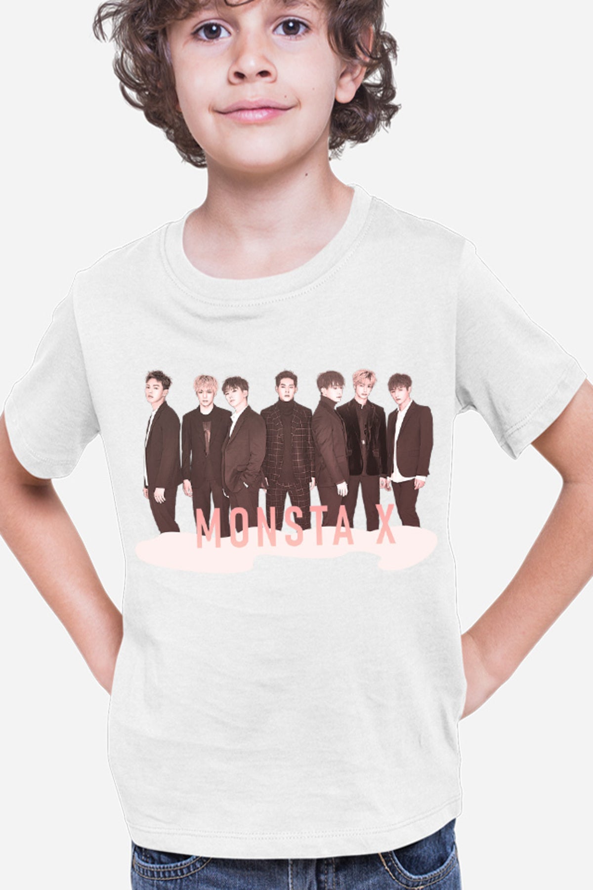 Tricou copii Monsta X Group Korean Artist MTV Dance Performance