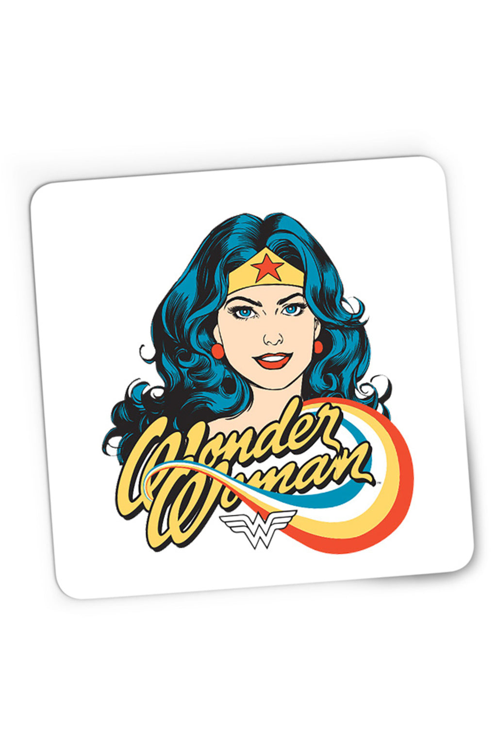 Mousepad Gaming Wonder Woman Retro Comics Star Beautiful Power, 21x19 cm