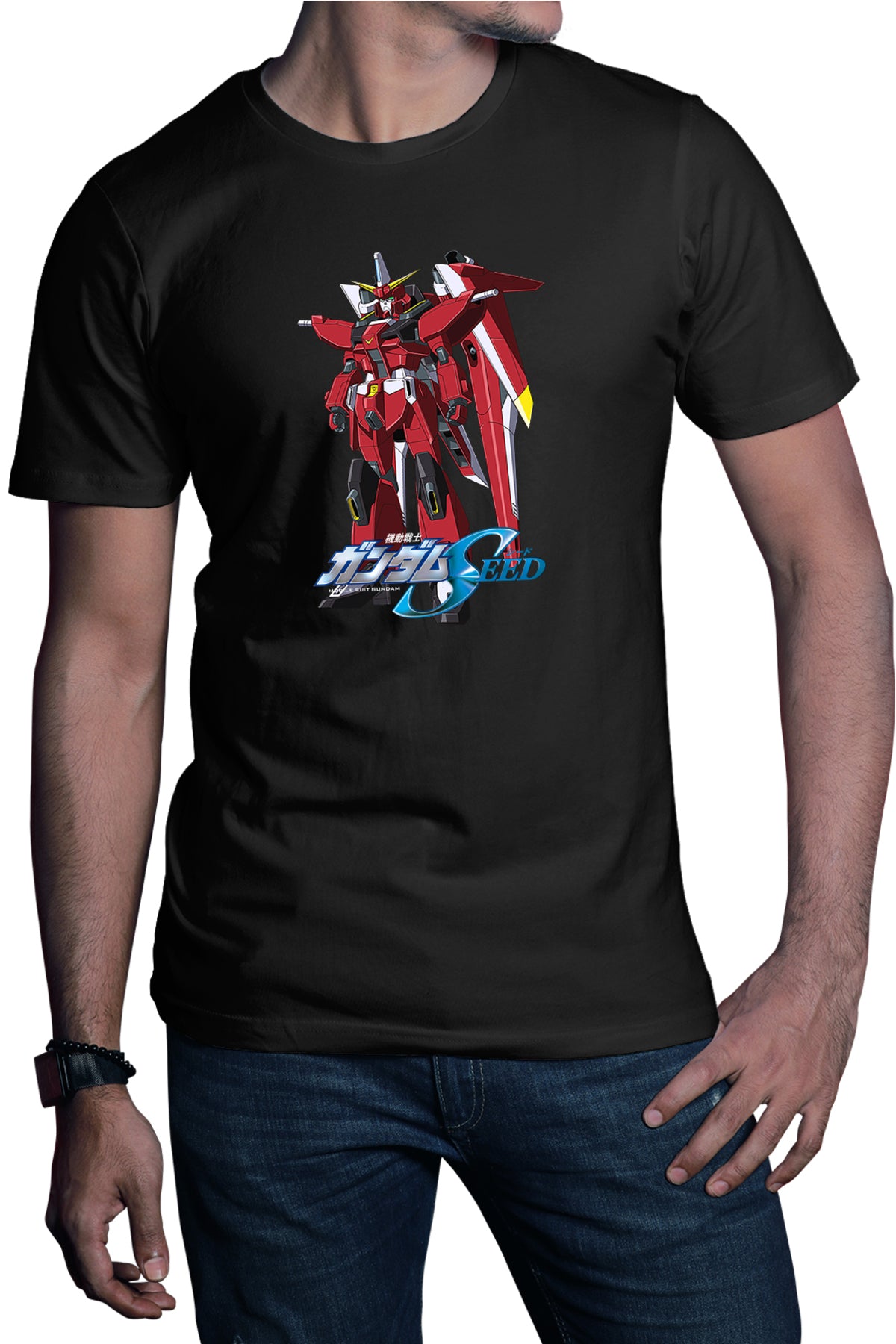 Tricou barbati dam Seed Zala Robot Jojo Anime