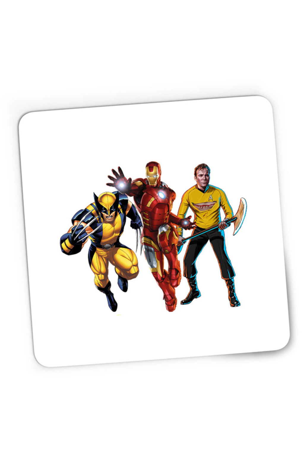 Mousepad Gaming Ironman Star Trek Wolverine Universe DC, 21x19 cm
