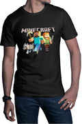 Tricou barbati Minecraft Go Mining Gold Power Red Stone Farm