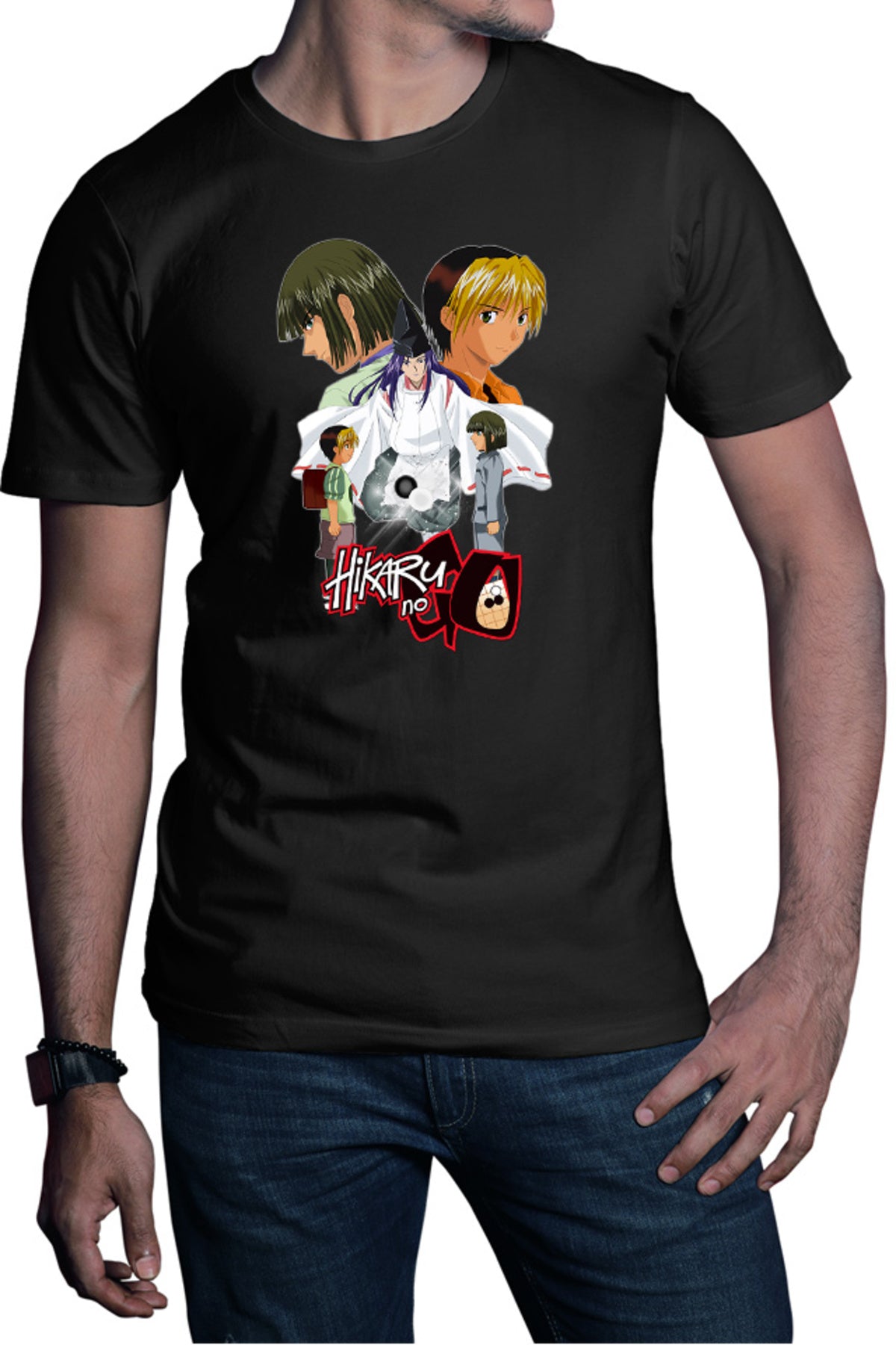 Tricou barbati Hikaru no Go Akira Fujiwara Supranatural Comedy Manga