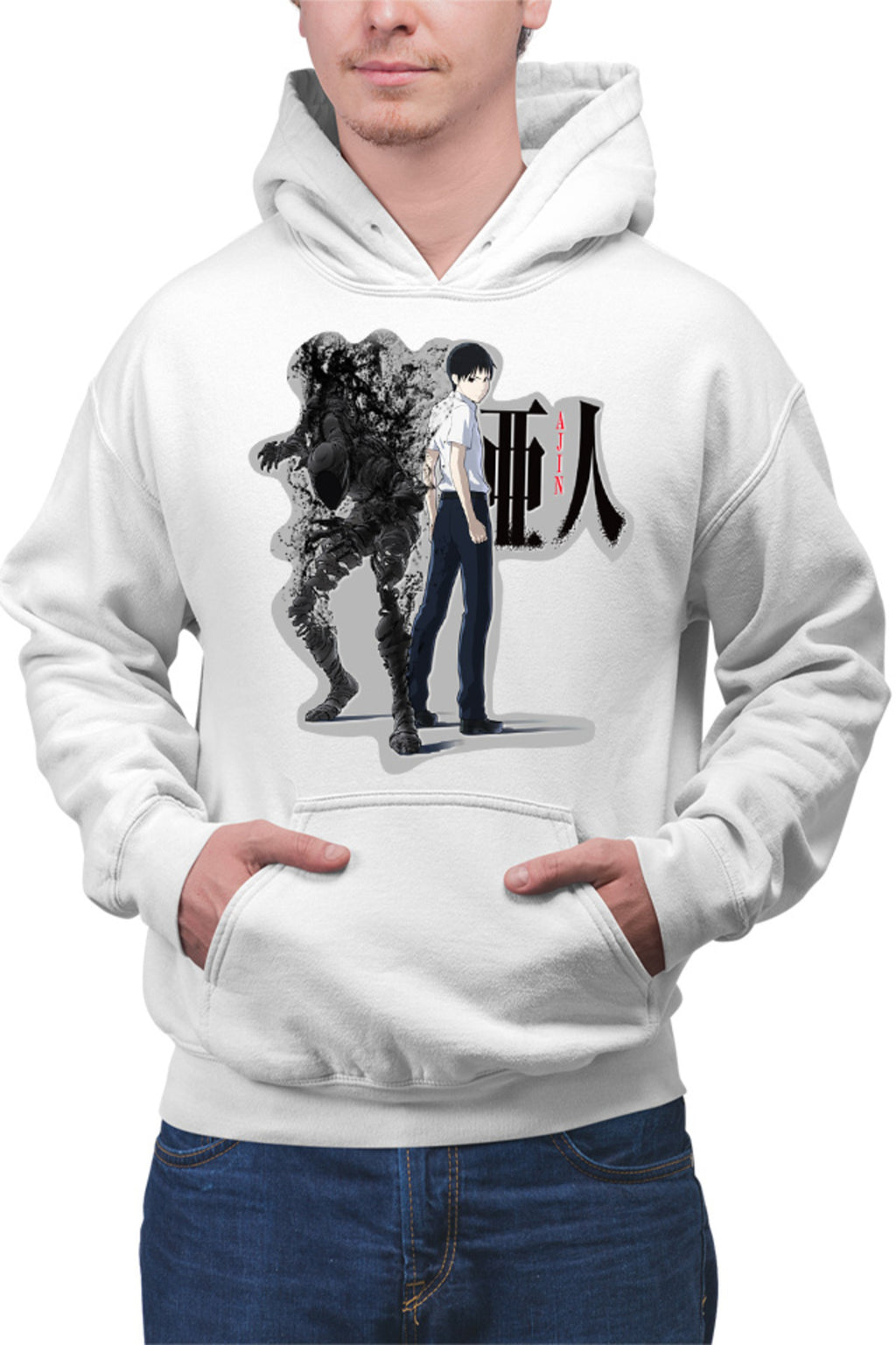 Hanorac barbati Ajin Nagai Kei Horror Supranatural Monster