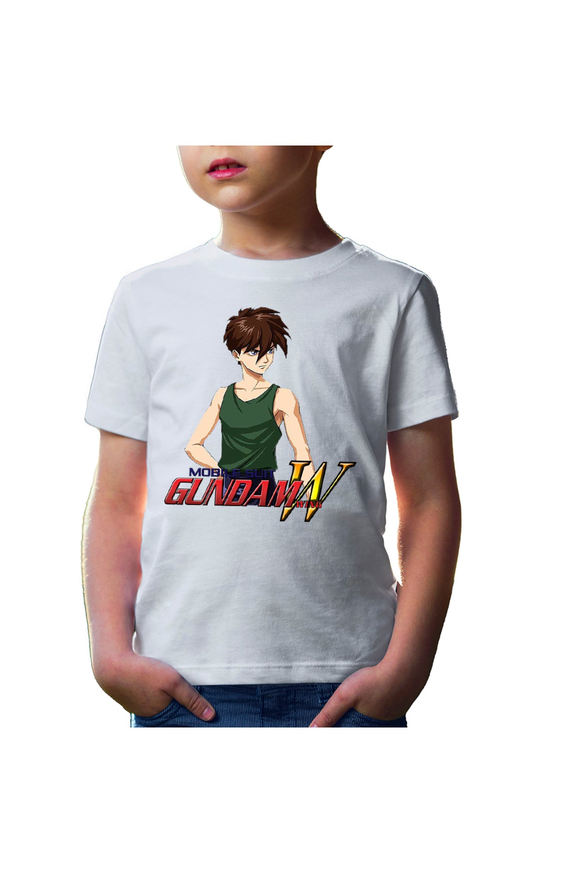 Tricou copii dam Wing Heero Angry Guy Anime Eater
