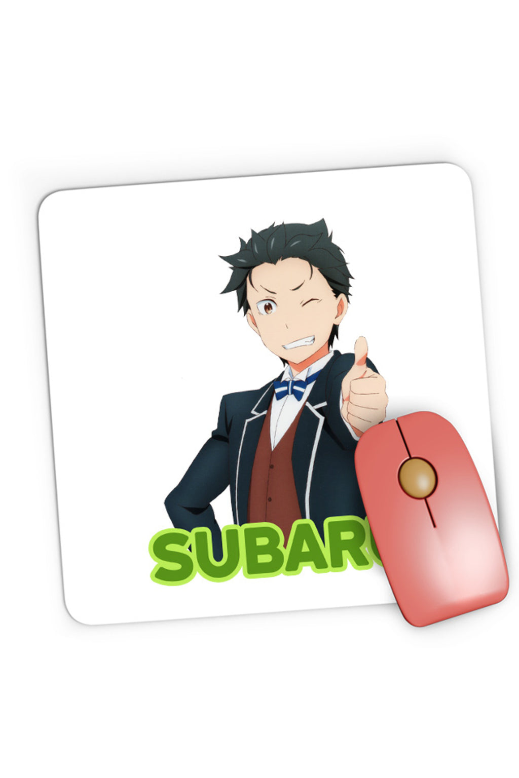 Mousepad Gaming Re Zero Subaru Costume Like Weddning Repeat, 21x19 cm