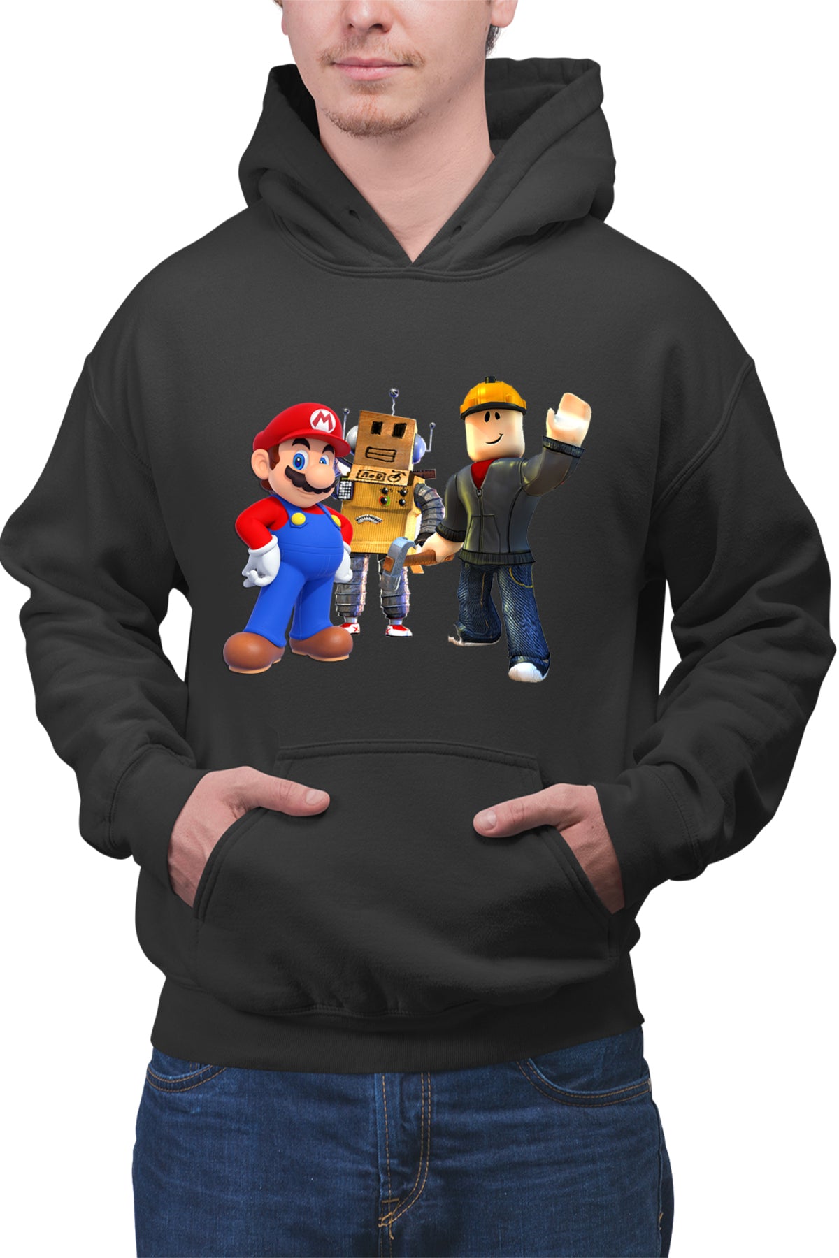 Hanorac barbati Roblox Mario Video Game Robox Play
